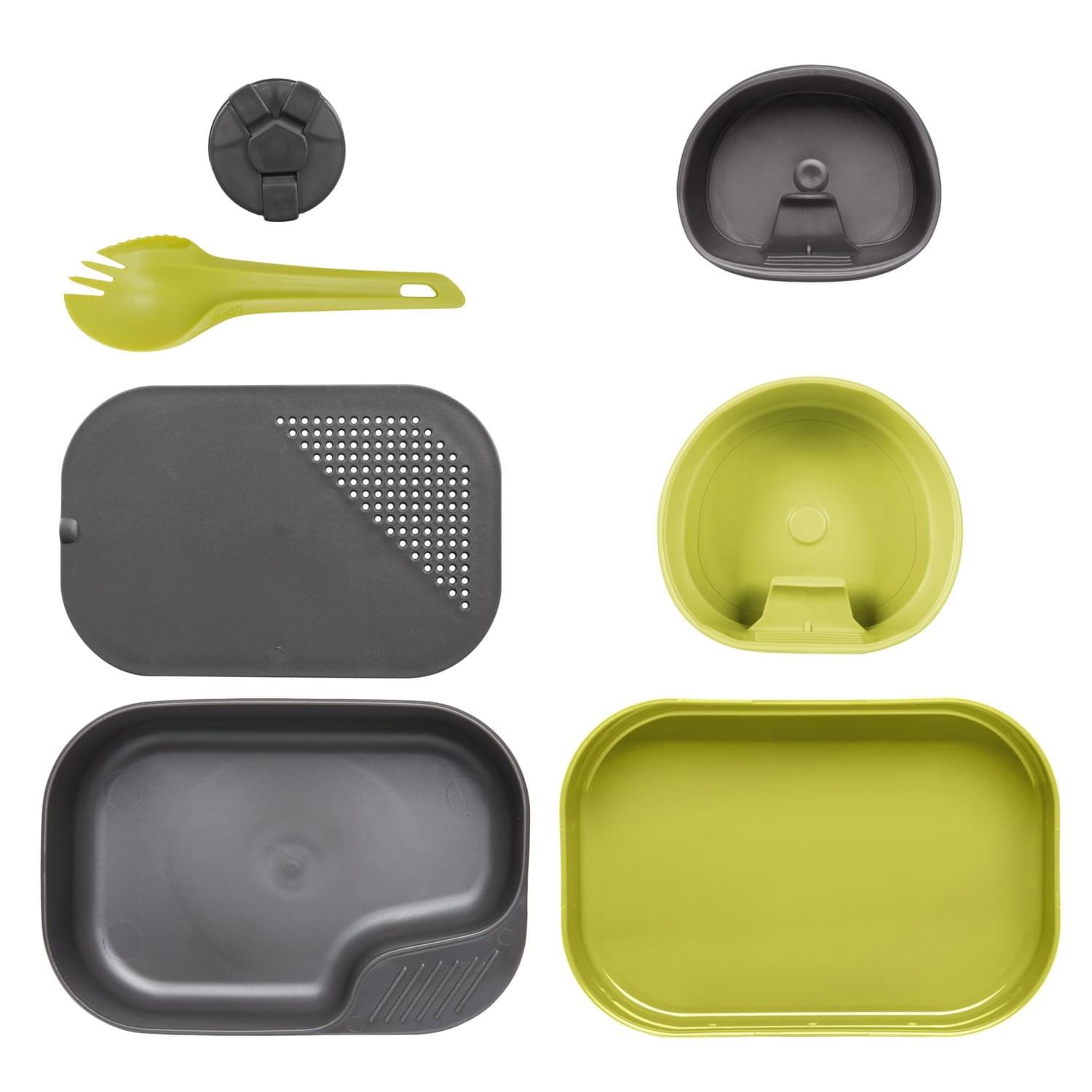 Wildo® CAMP-A-BOX DUO® Light - Lime / Dark Grey A (ID 6629)